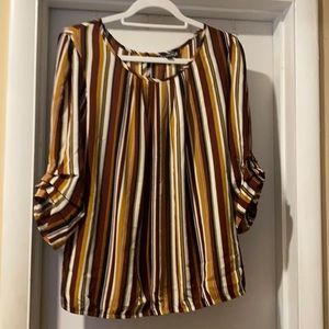 Sara Michelle Multicolor striped blouse